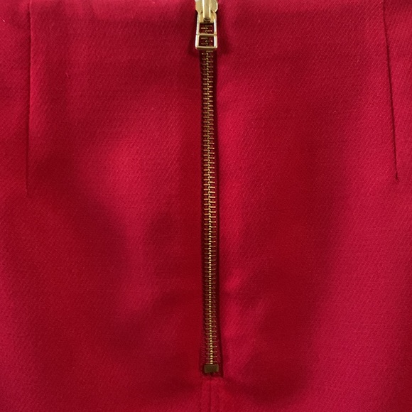 Ann Taylor Ruby Red Petite Skirt Size 4P - Picture 5 of 11